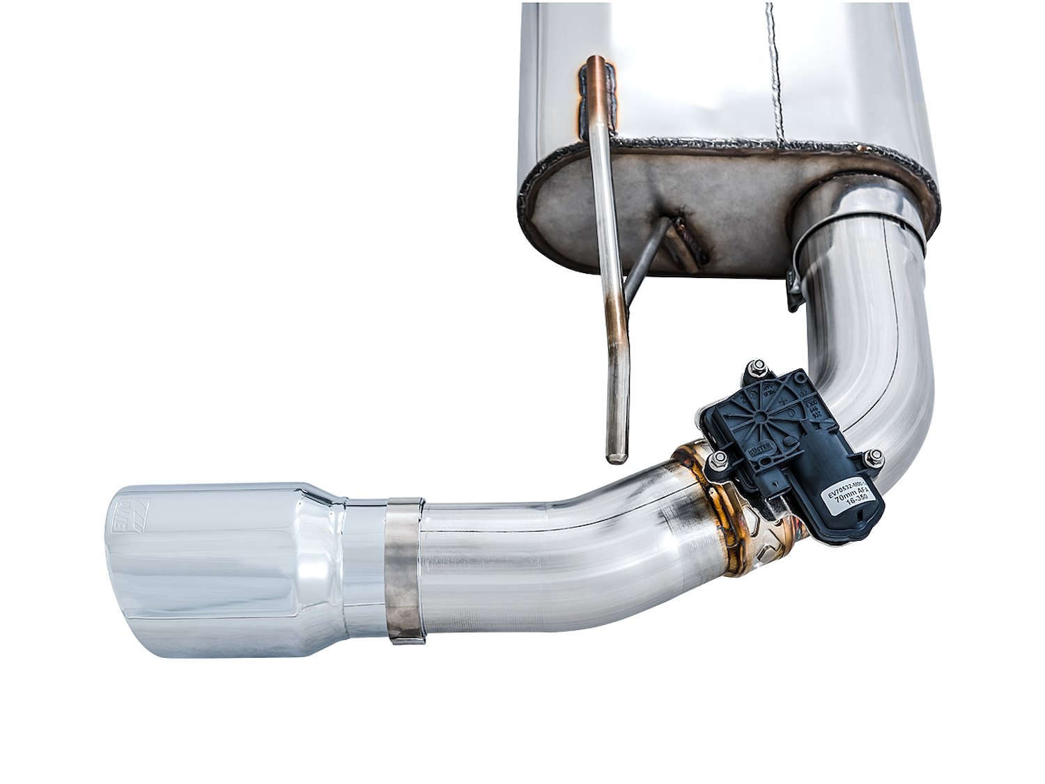 AWE SwitchPath Cat-back Exhaust (with Remote) for Ford Focus RS - Chrome Silver Tips
