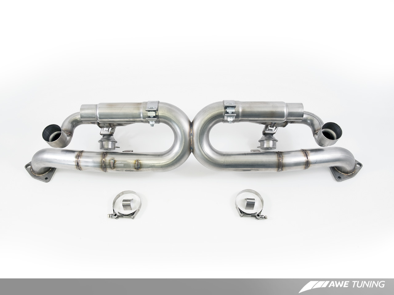 AWE SwitchPath Exhaust for Porsche 991 - Non-PSE cars - Diamond Black Tips