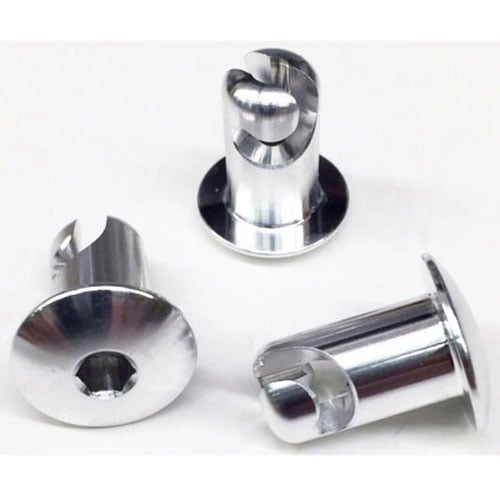 Quarter-Turn Hex Fasteners Head: Standard Dome Style