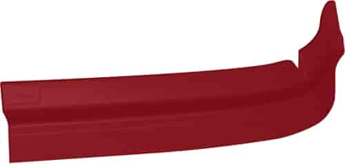 MD3 Left Front Lower Aero Valance -  Red
