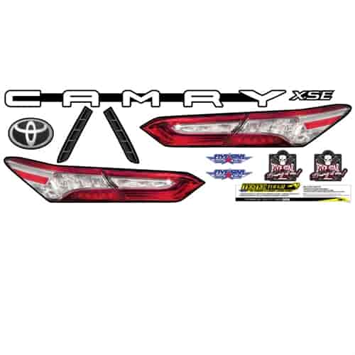 ID Graphics Kit for 2019 Late Model Camry Rear Bumper
