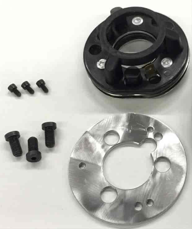 GT3 Installation Hub/Horn Adapter for Tuff Wheel Horn Button (adapt to GT3 Horn Button) Black w/silver ring