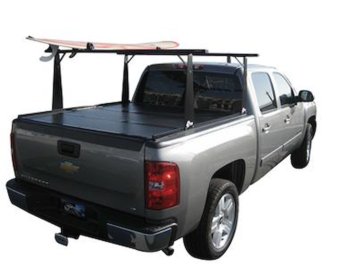 BakFlip CS Hard Folding Tonneau Cover with Rack 2004-13 Silverado/Sierra 1500 Pickup W/O Track System