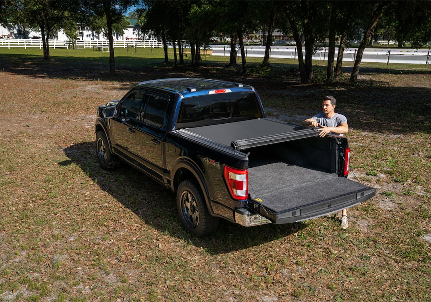 80337 Revolver X4s for Fits Select Ford F-150 6.5 ft. Bed, Roll-Up Hard Cover Style [Black Finish]