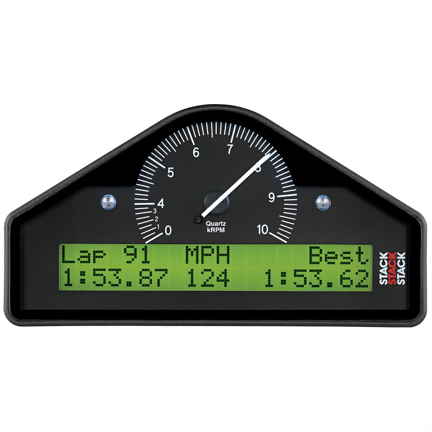 STREET DASH BLK 0-4-10K RPM PSI DEG. F MPH