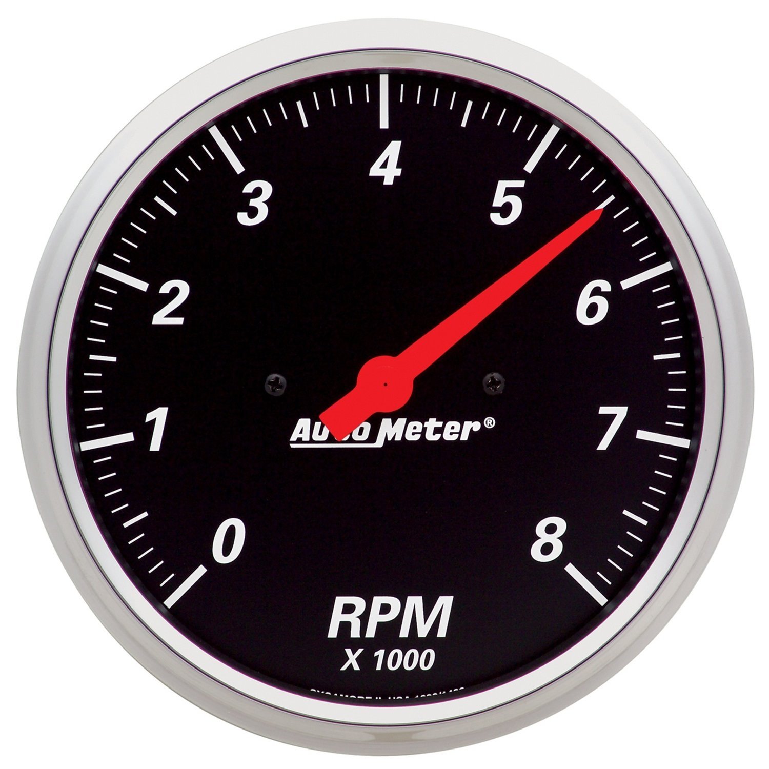 Designer Black Tachometer 5" Electrical