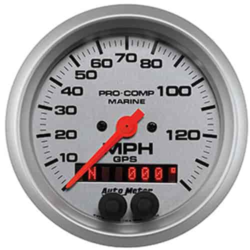 Pro-Comp Ultra Lite Marine Speedometer Diameter: 3-3/8