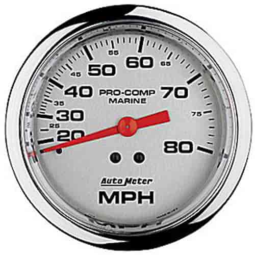 Pro-Comp Ultra Lite Marine Speedometer Diameter: 3-3/8