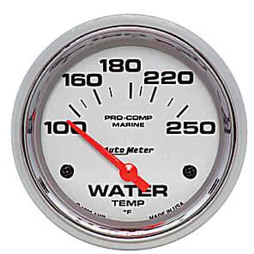 Pro-Comp Ultra Lite Marine Water Temperature Gauge Diameter: