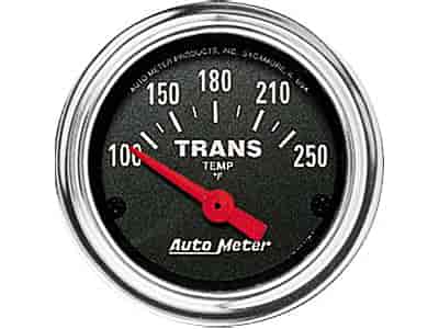 Traditional Chrome Transmission Temperature Gauge 2-1/16" electrical