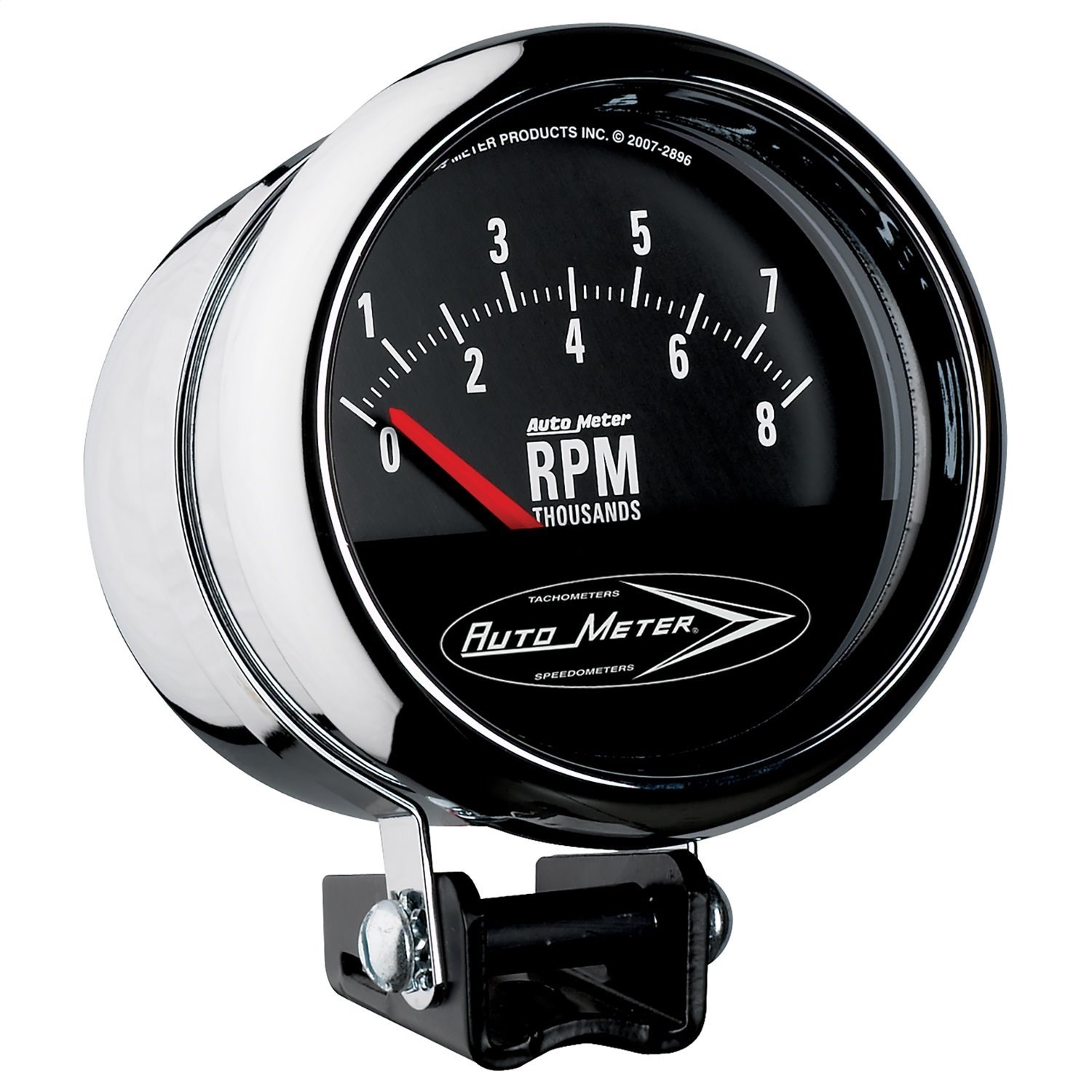 Traditional Chrome Tachometer 3-3/4" Electrical (Short Sweep)