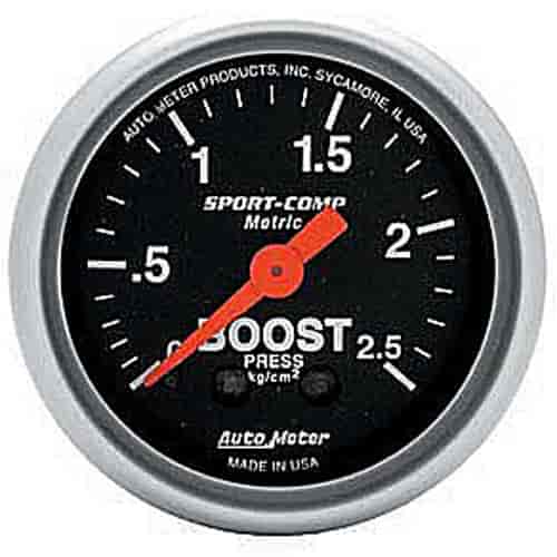 Sport-Comp Boost Gauge 2-1/16" Mechanical