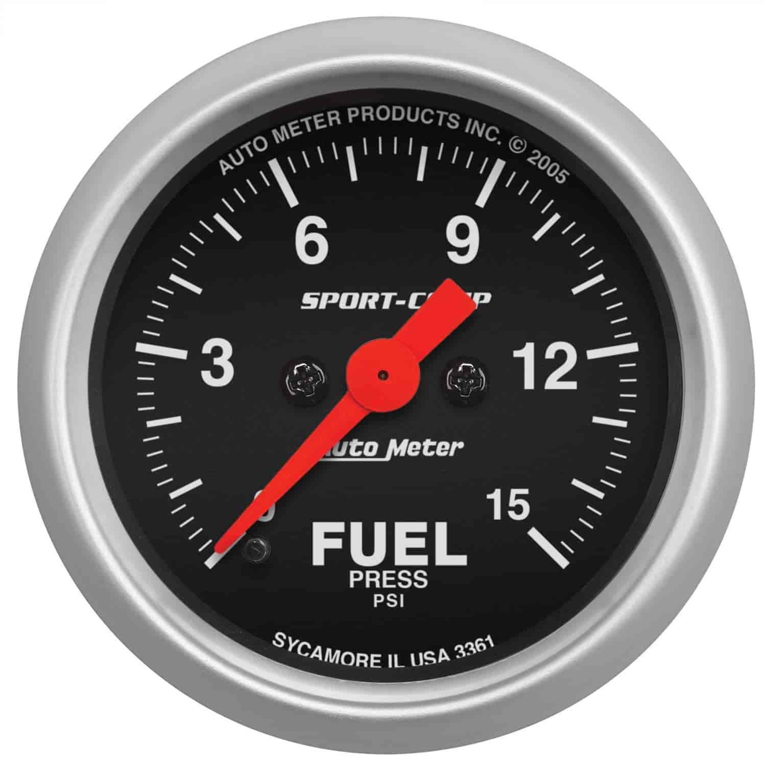 Sport-Comp Fuel Pressure Gauge 2-1/16