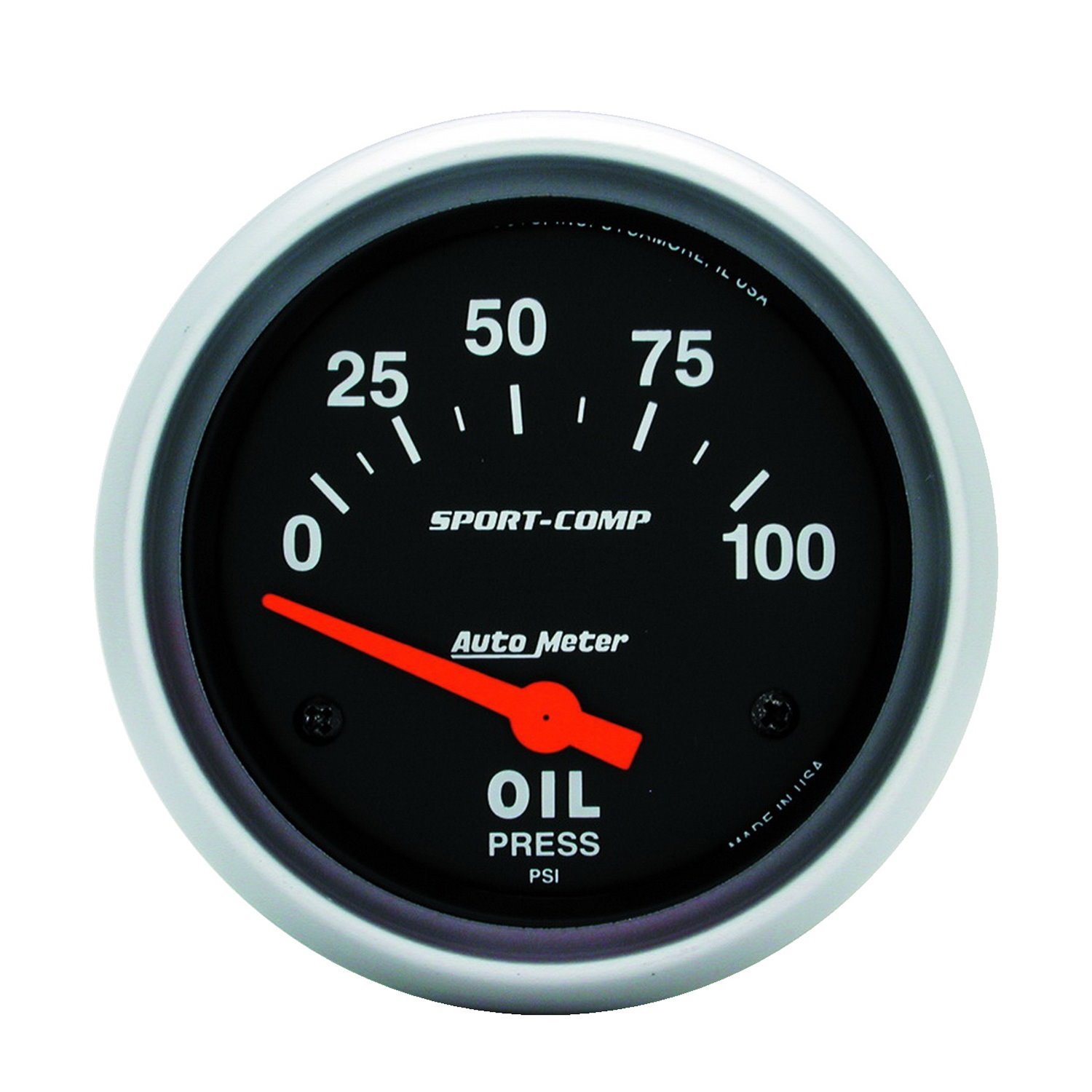 Sport-Comp Oil Pressure Gauge 2-5/8" Electrical