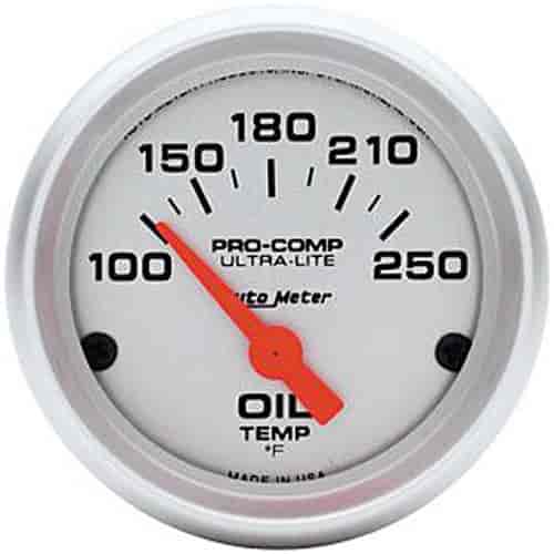 Ultra-Lite Oil Temperature Gauge 2-1/16