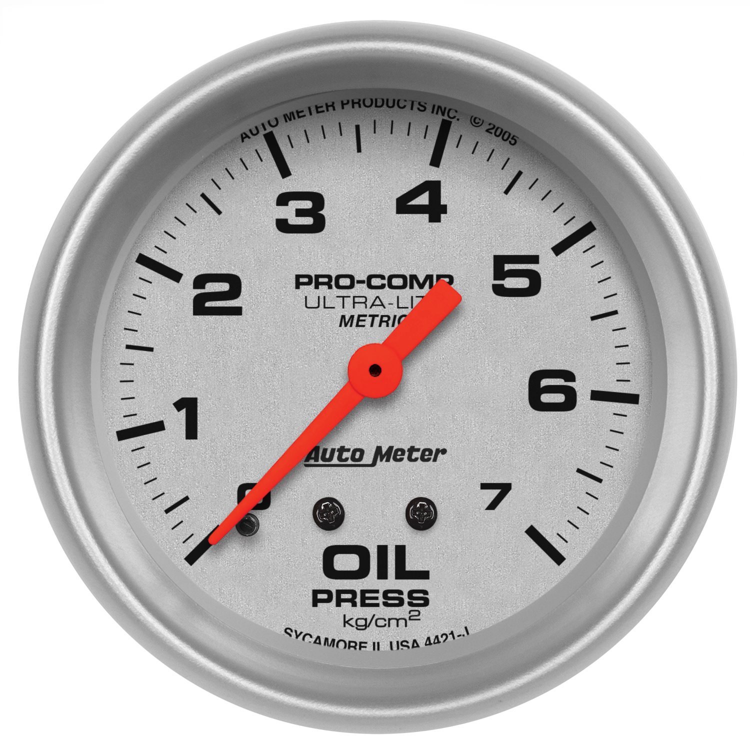 Ultra-Lite Oil Pressure Gauge 2-5/8