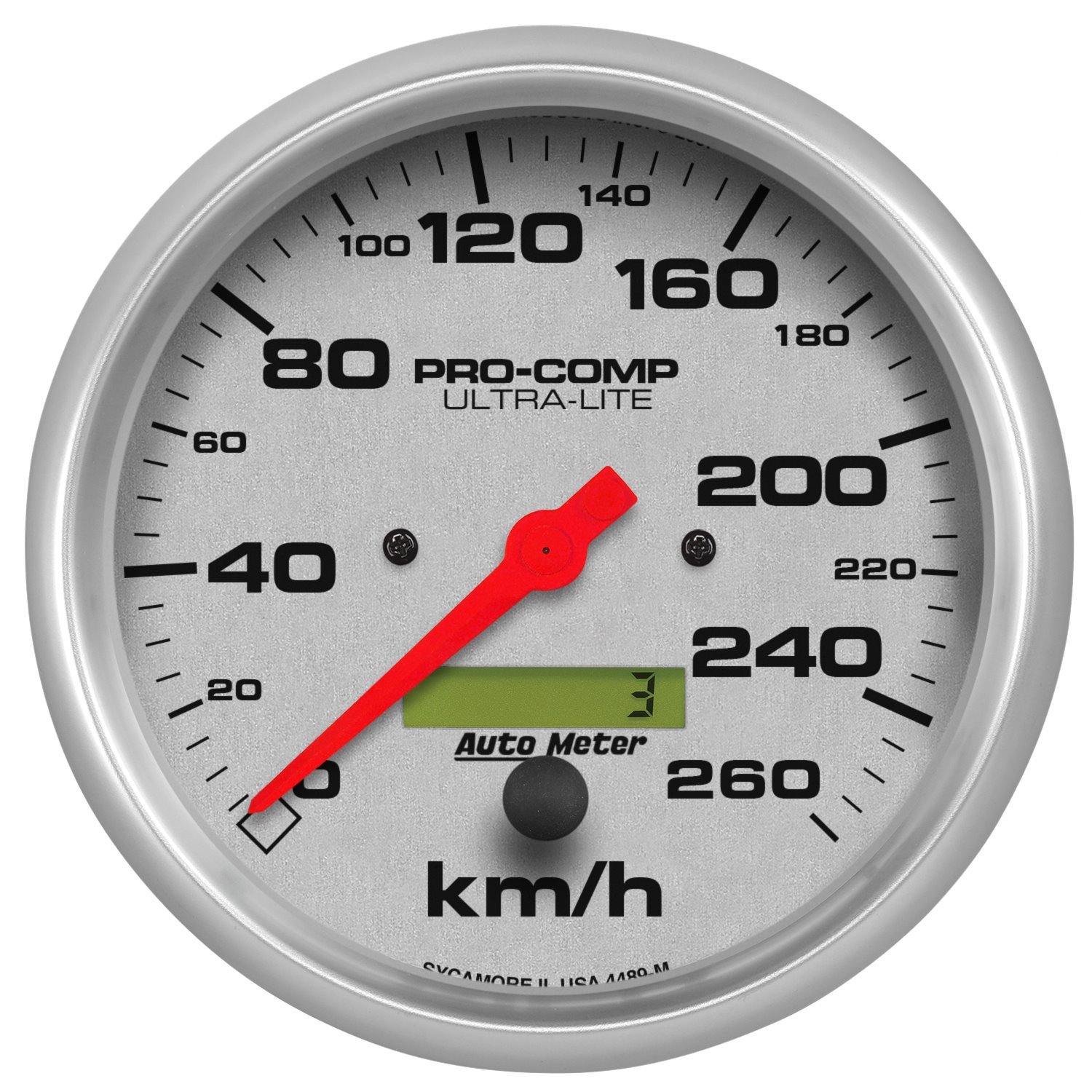 Ultra-Lite In-Dash Speedometer 5" electrical