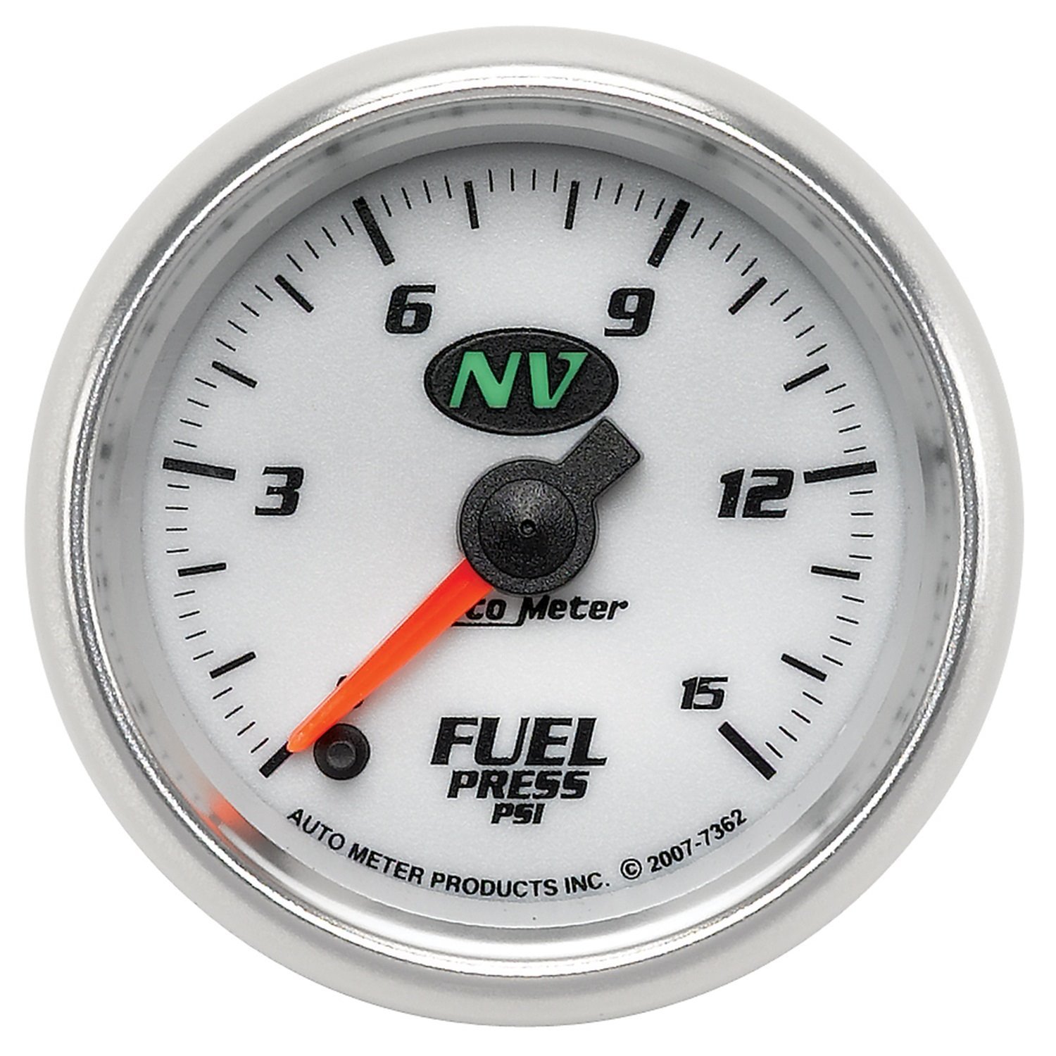 NV Fuel Pressure Gauge 2-1/16" electrical Full Sweep