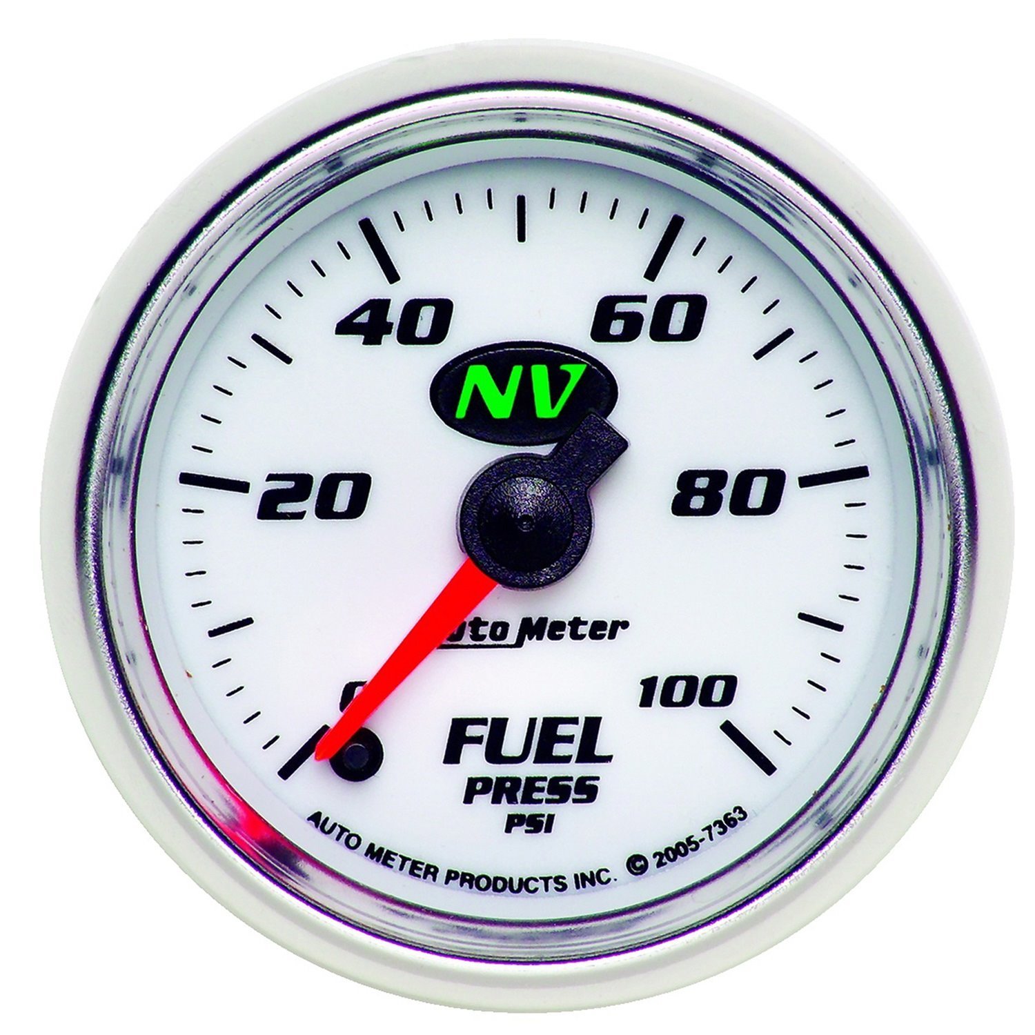 NV Fuel Pressure Gauge 2-1/16" , electrical full sweep