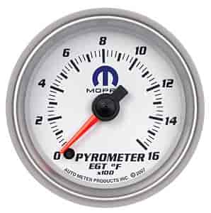 Officially Licensed Mopar Pyrometer 2-1/16" Electrical (Full Sweep)