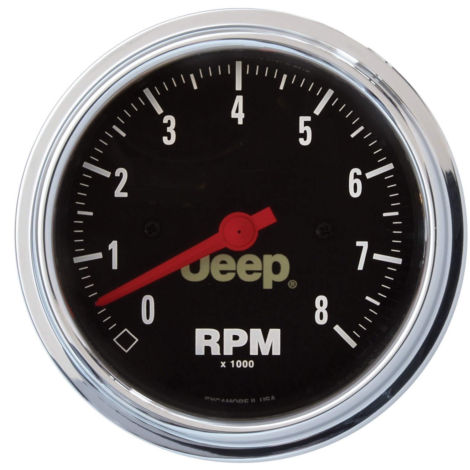 Officially Licensed Jeep Tachometer 3-3/8