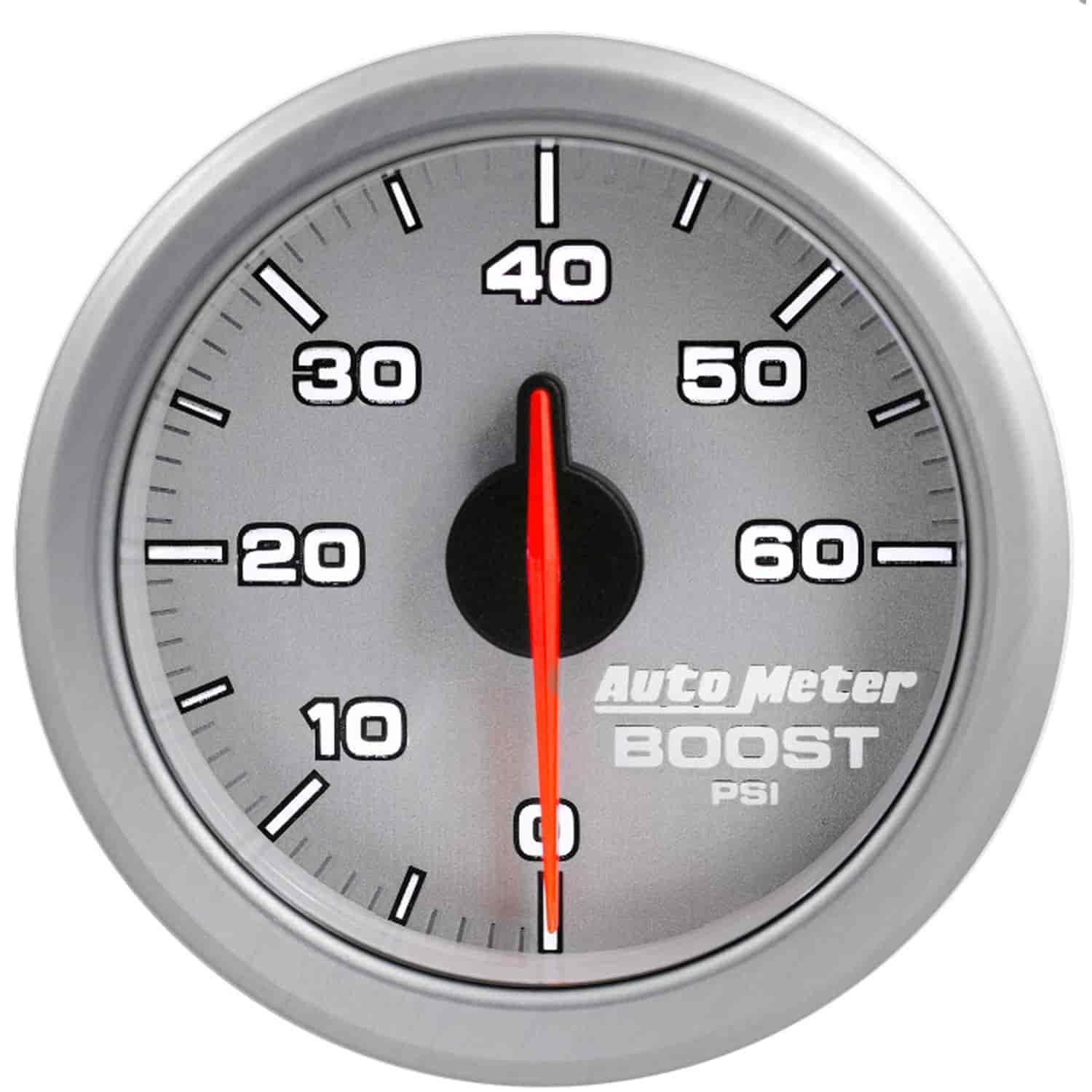 AirDrive Boost Gauge Silver 2-1/16