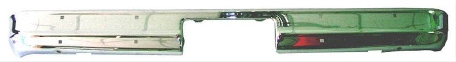 990-4073-1 Rear Bumper w/o Impact Strip Holes 1973-1980 GM C/K Fleetside Pickup/Blazer/Jimmy/Suburban [Chrome]