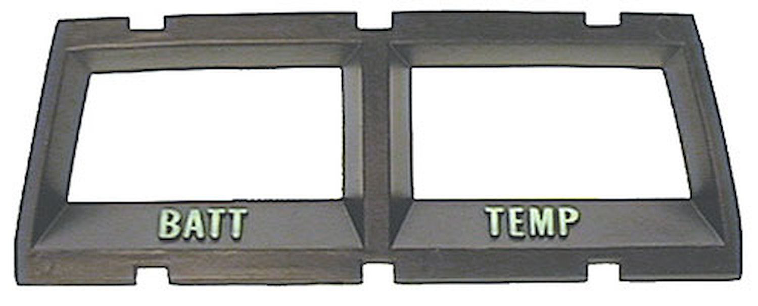 68-69 Console Batt / Temp Bezel