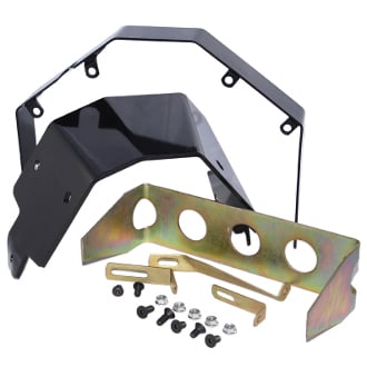 GM Powerglide Black SFI Automatic Transmission Shield Kit