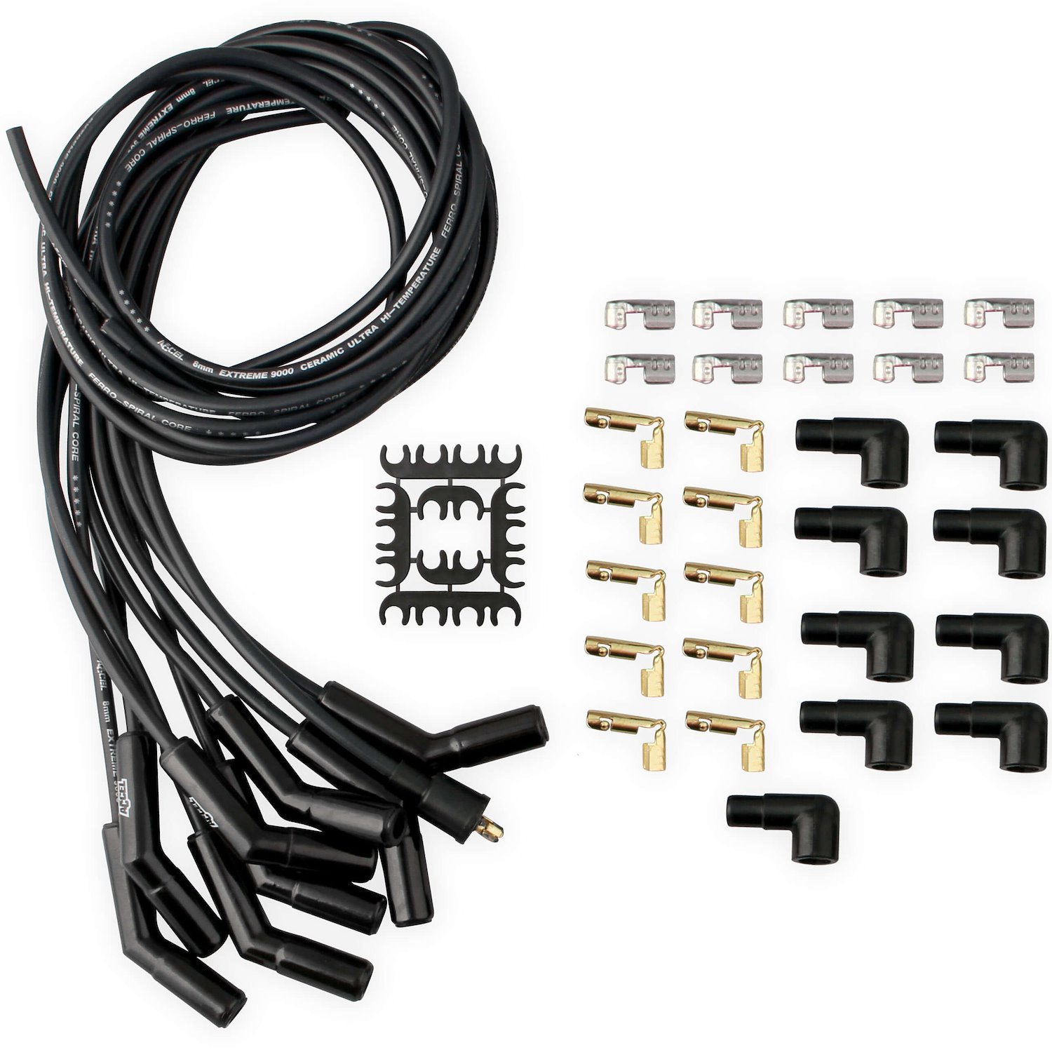 Accel Ceramic Boot Spark Plug Wires - Spark Plug Wires - Ignition