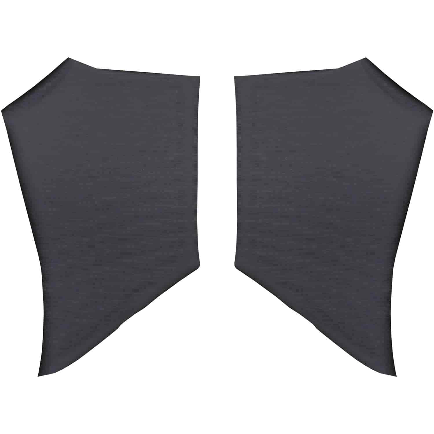 SB68GE01R 68/69 EL CAMINO SAIL PANELS - RIBBED BLACK