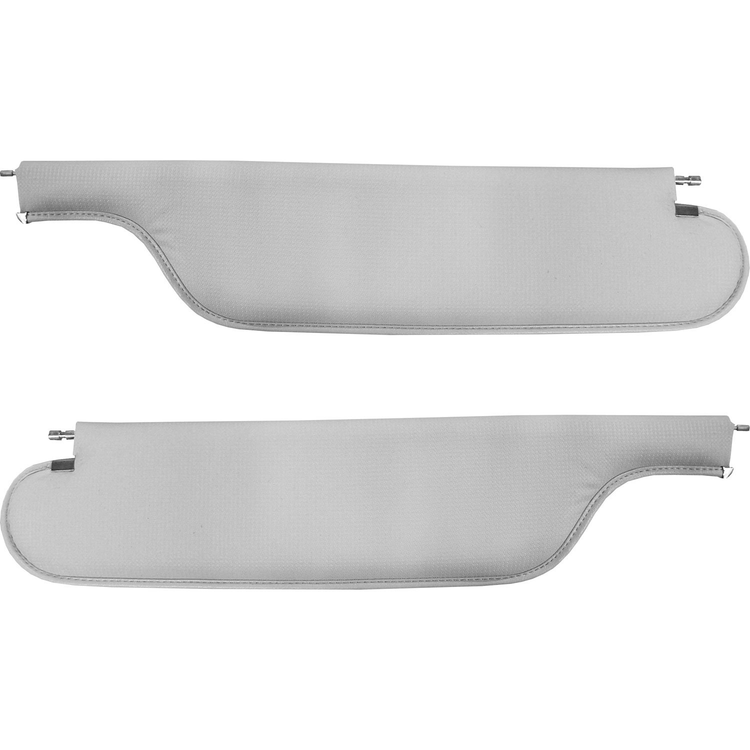 SV66GU02B2-PA 66/67 F-85/CUT/442 HOLIDAY CPE SUNVISOR 2-PIN - BSKTWV WHITE