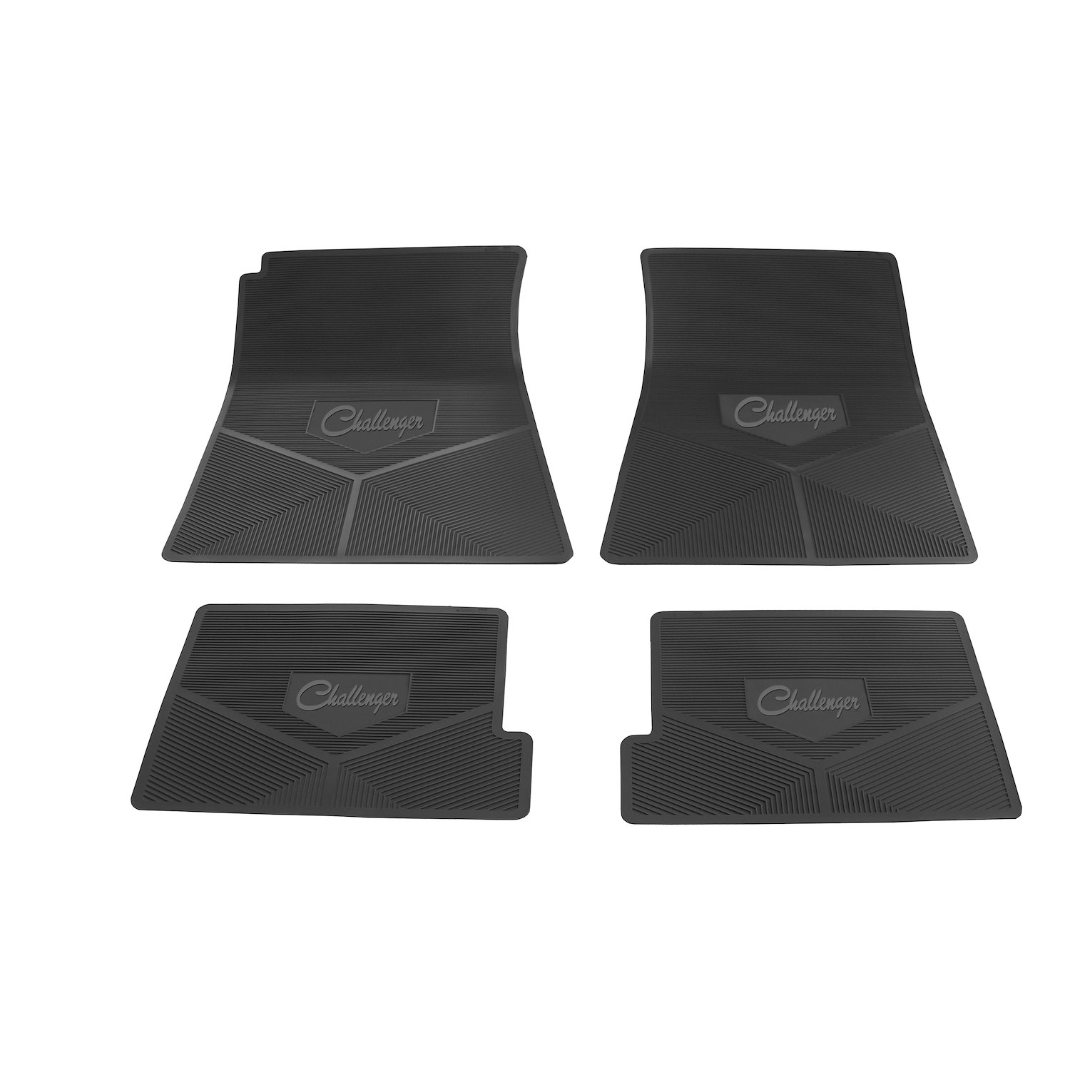 FMCH0007013001 72 CHALLENGER 4SP VINYL FLOOR MATS -BLACK