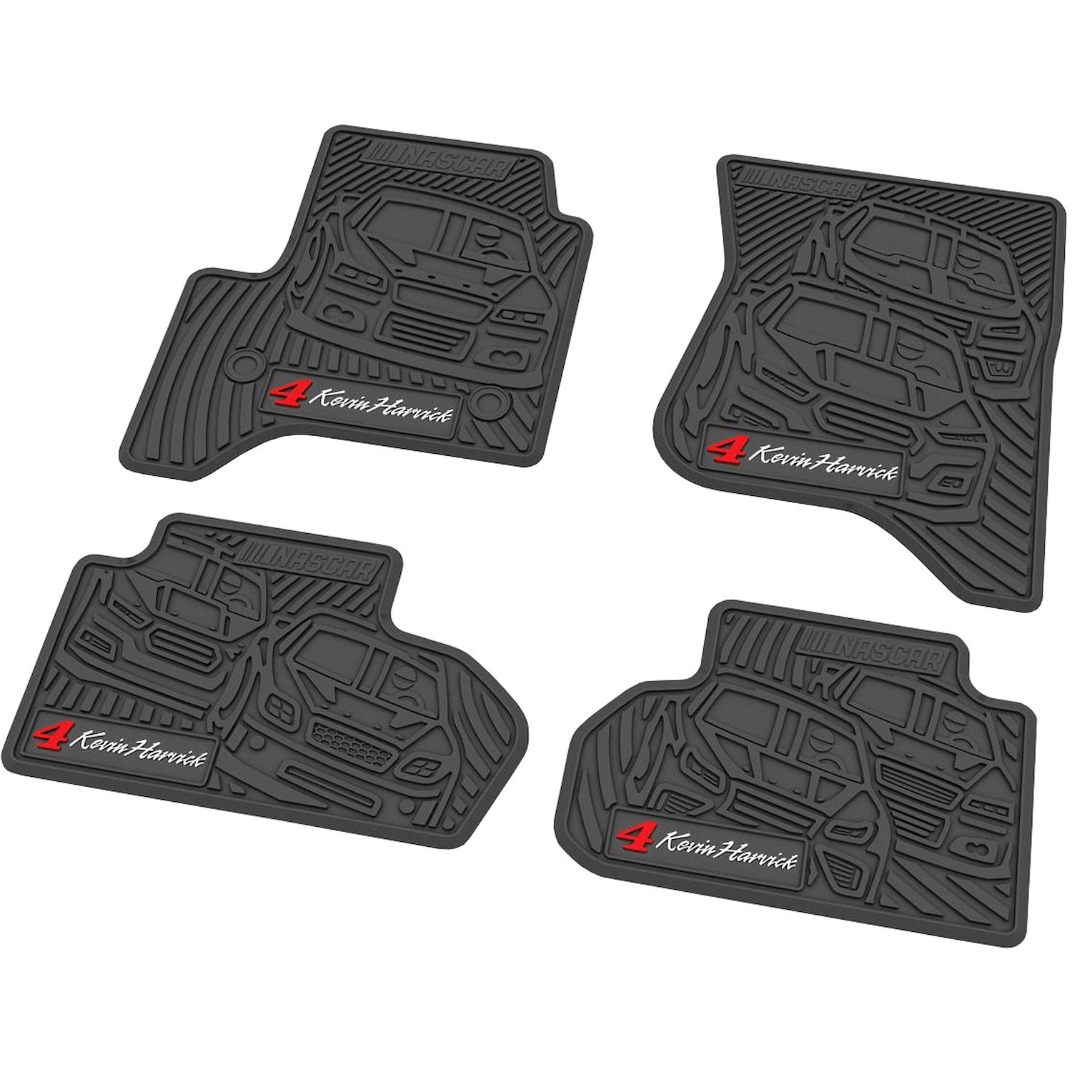 Flex Tread NASCAR Floor Mats 2015-2018 Chevy Silverado/GMC Sierra - Double Cab