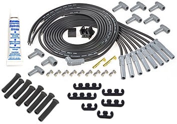 Black Universal 8.5mm Spark Plug Wire Kit