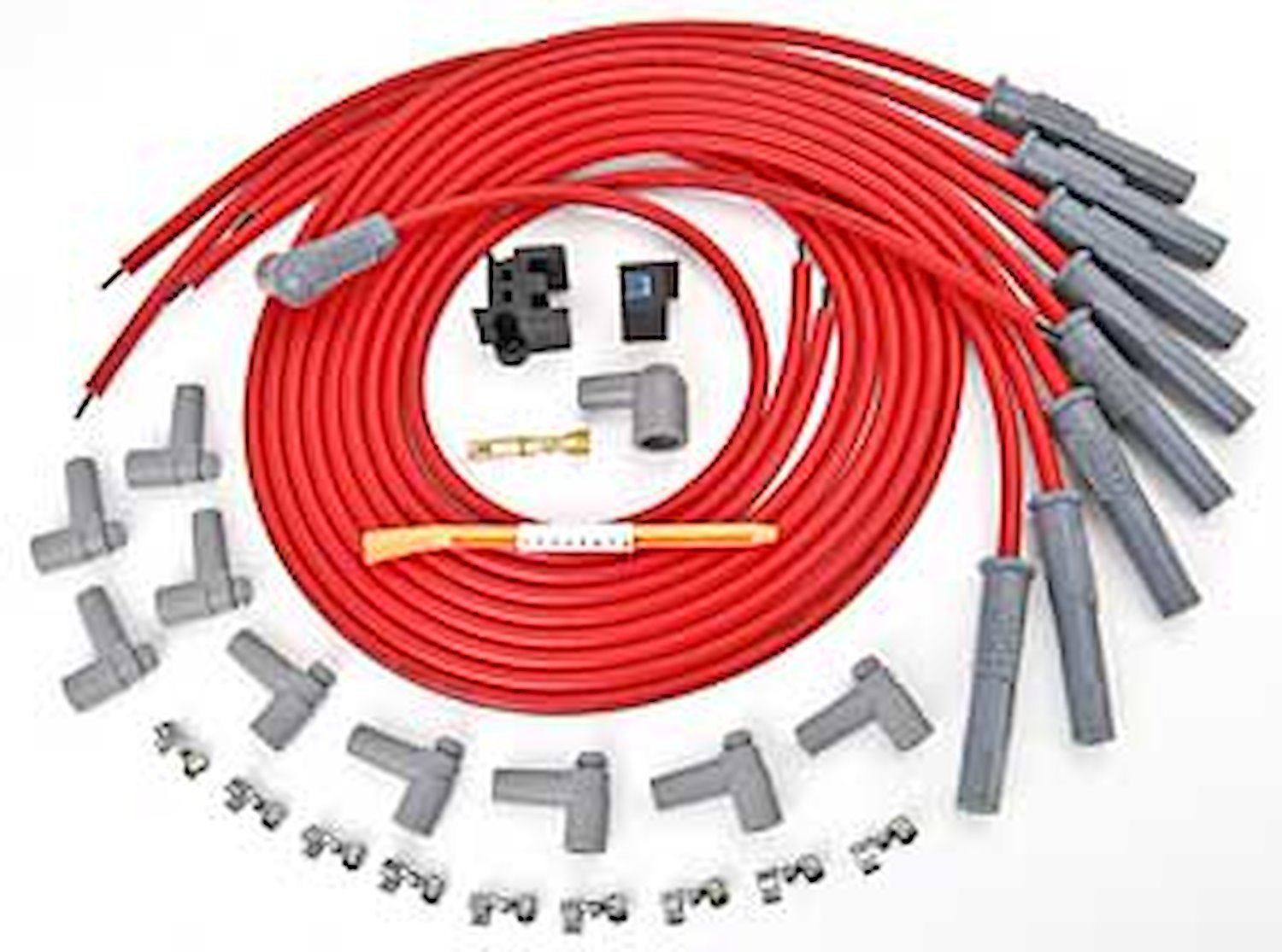 Red Universal 8.5mm Spark Plug Wire Set 8-Cylinder