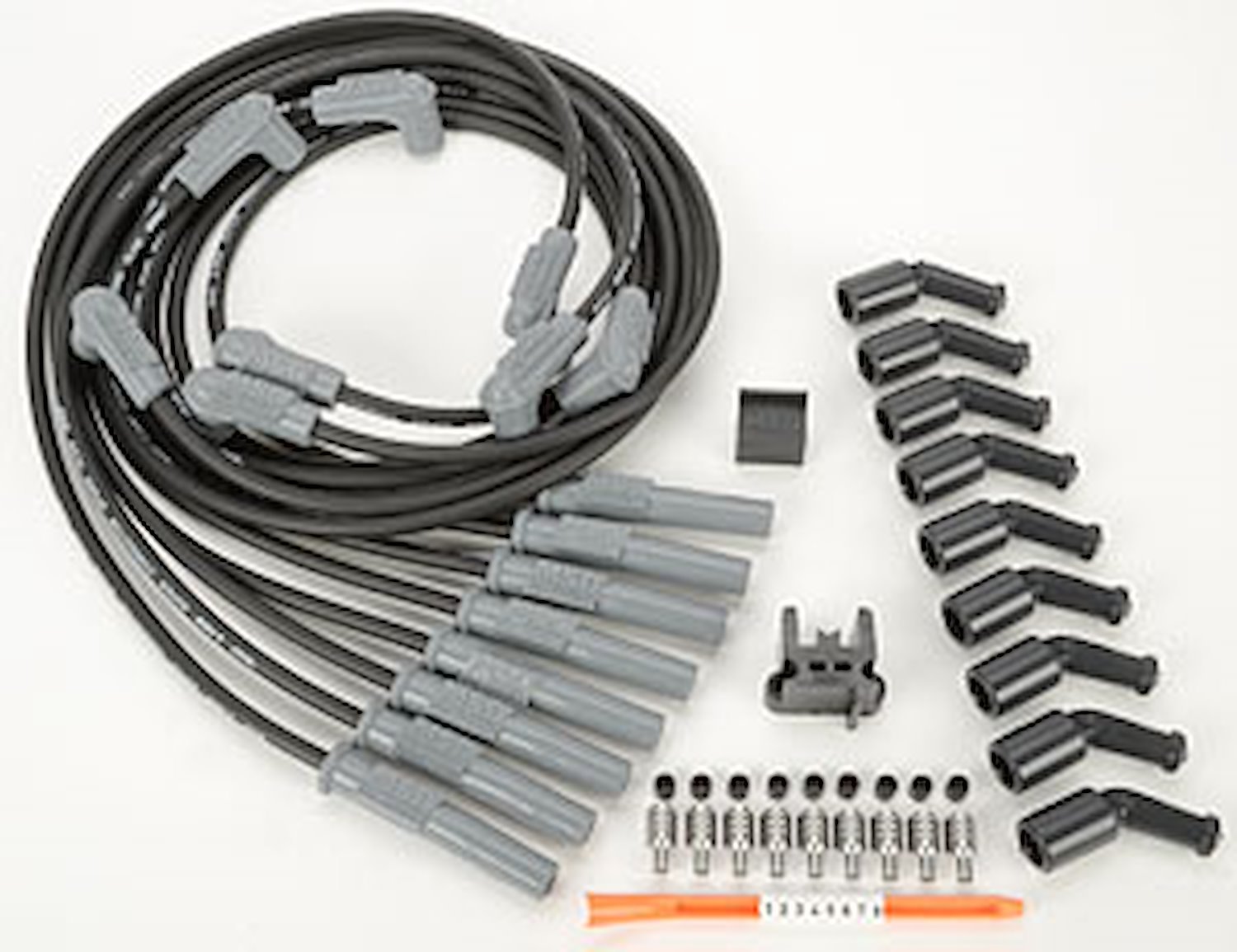 Black Universal 8.5mm Spark Plug Wire Set GM