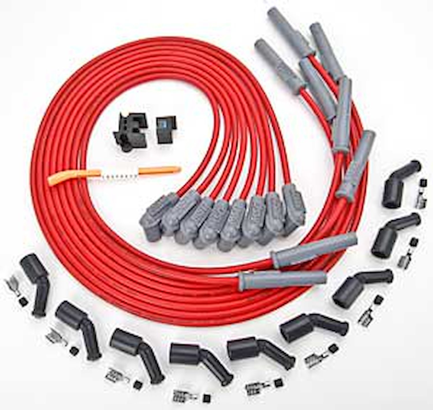 Red Universal 8.5mm Spark Plug Wire Set GM