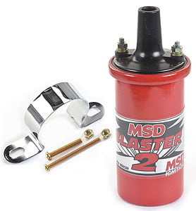 Red Blaster 2 Coil & Bracket Kit For MSD Ignitions Includes: