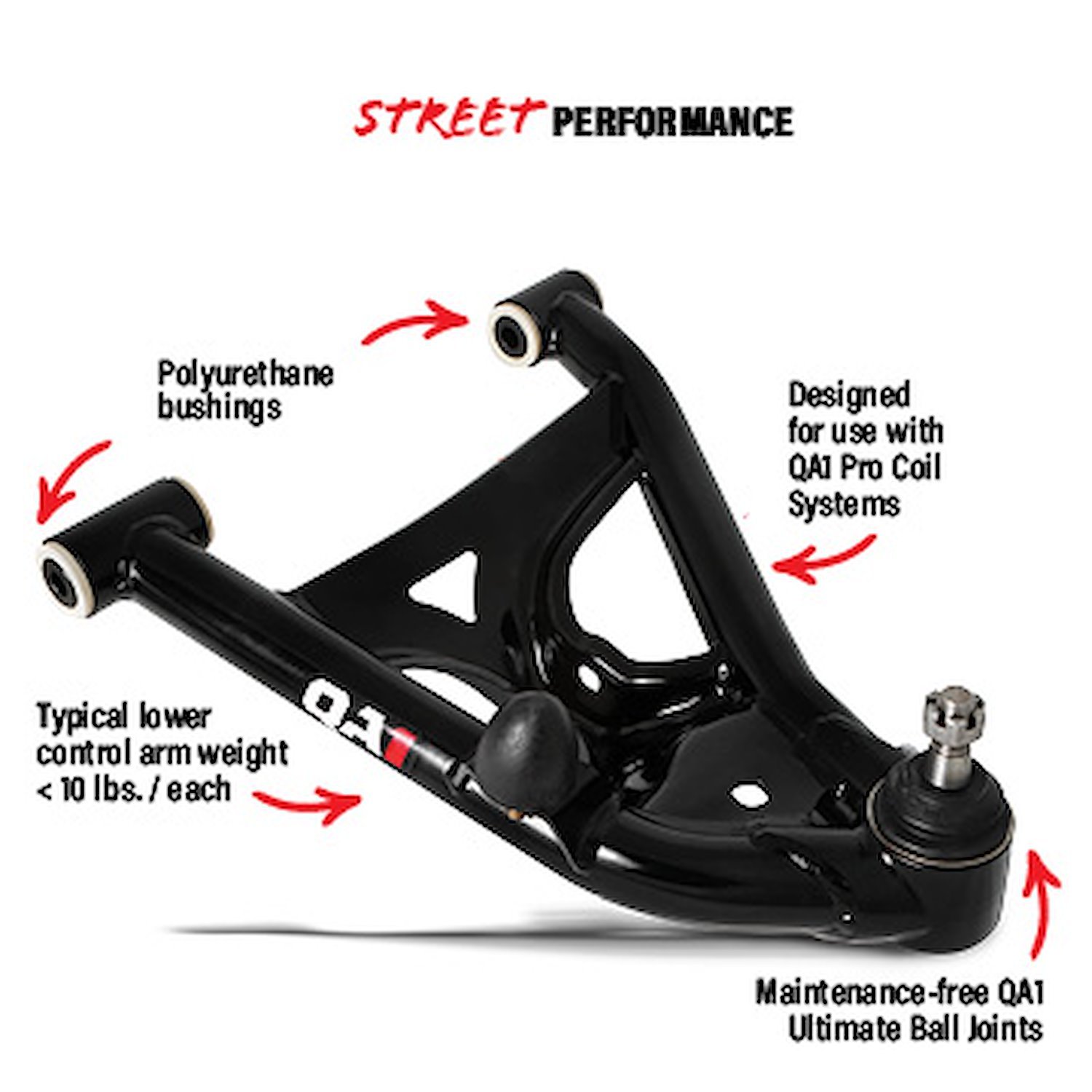 Street Performance 2.0 Lower Control Arms [1967-1969 GM
