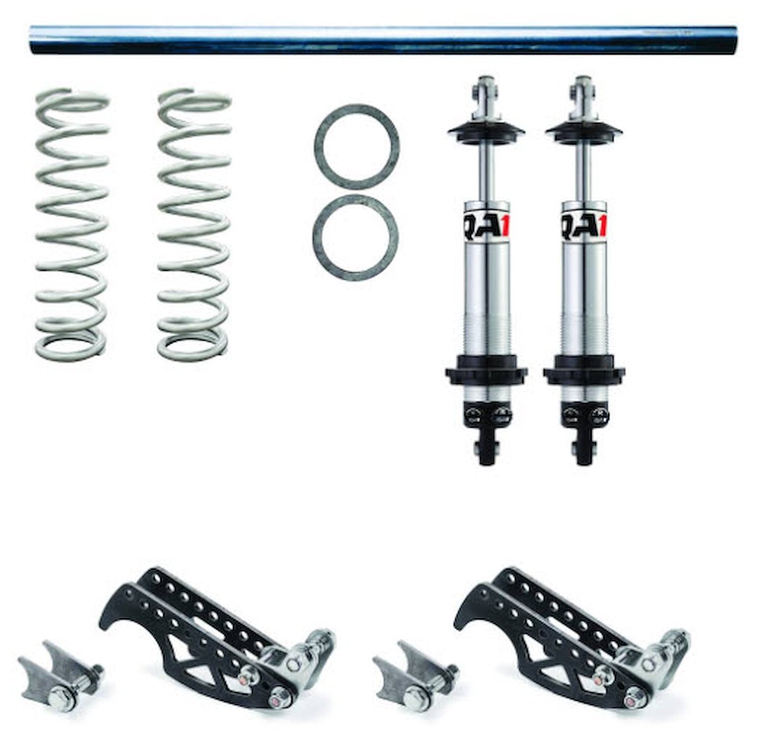 DD501-12200 Heavy-Duty Pro Rear Coil-Over Conversion System for 3 in. Axle Tubes w/Double-Adjustable Shocks & 200 lb. Springs