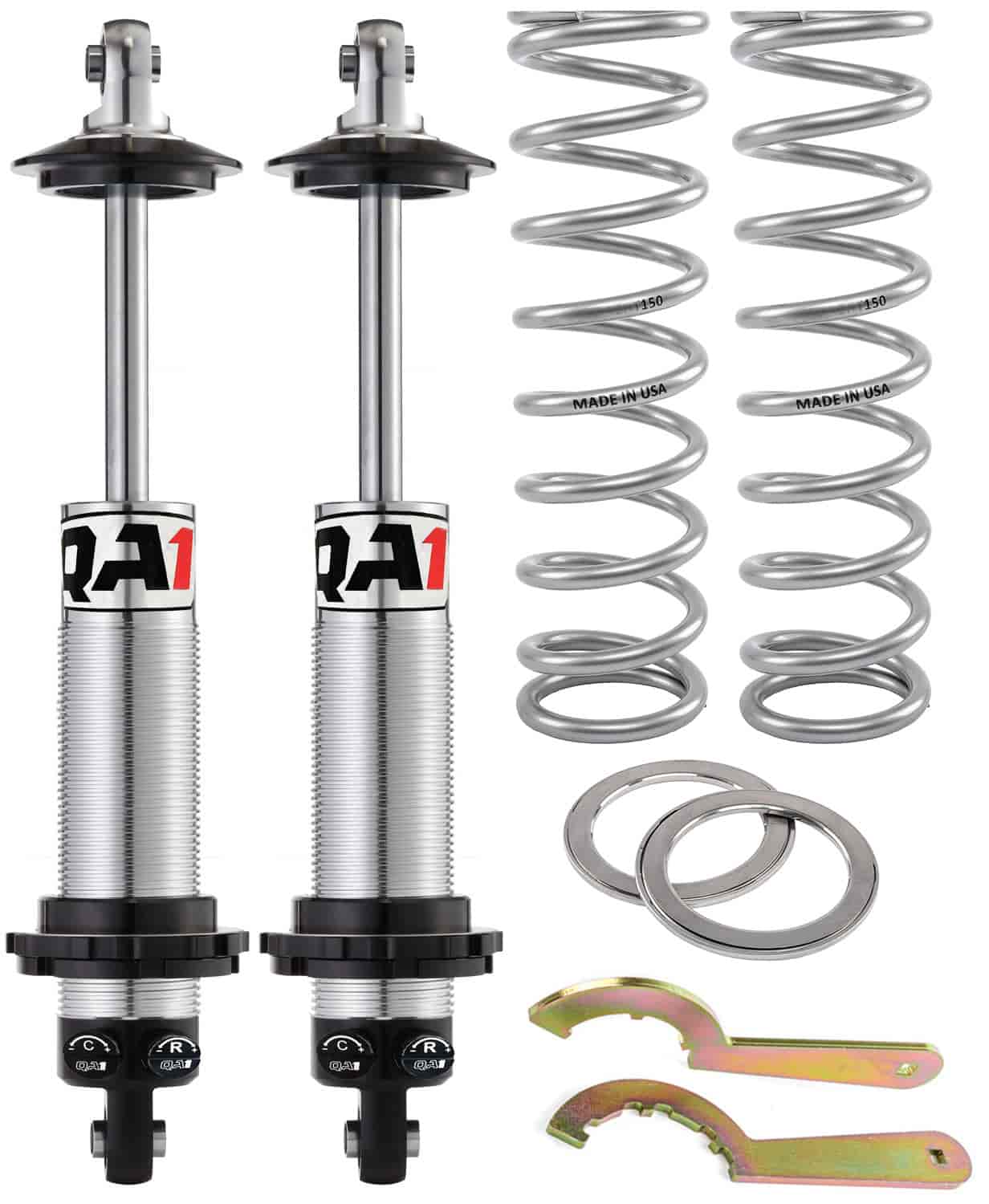 Double Adjustable Coil-Over Shock Kit with 12 in.
