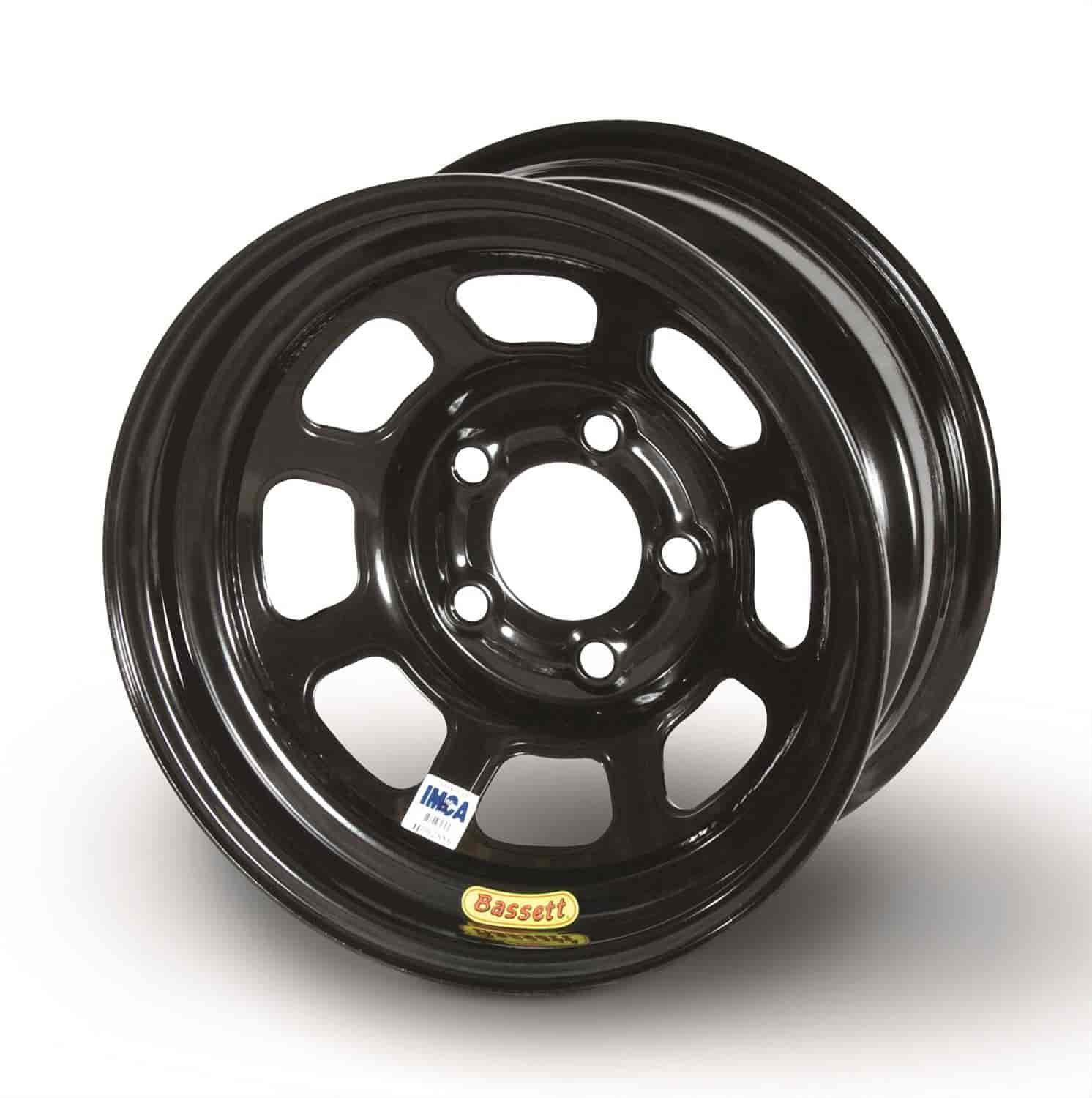 Black Lightweight D-Hole Wheel Size: 14" x 7"