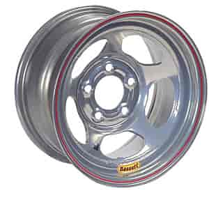 Silver Inertia IMCA Wheel Size: 15" x 8"