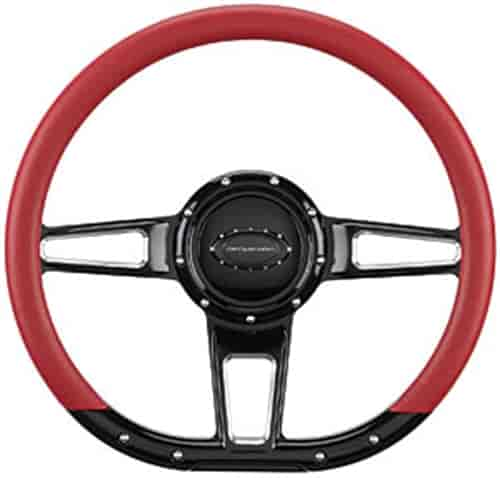 D-Shaped 14 in. Steering Wheel Formula