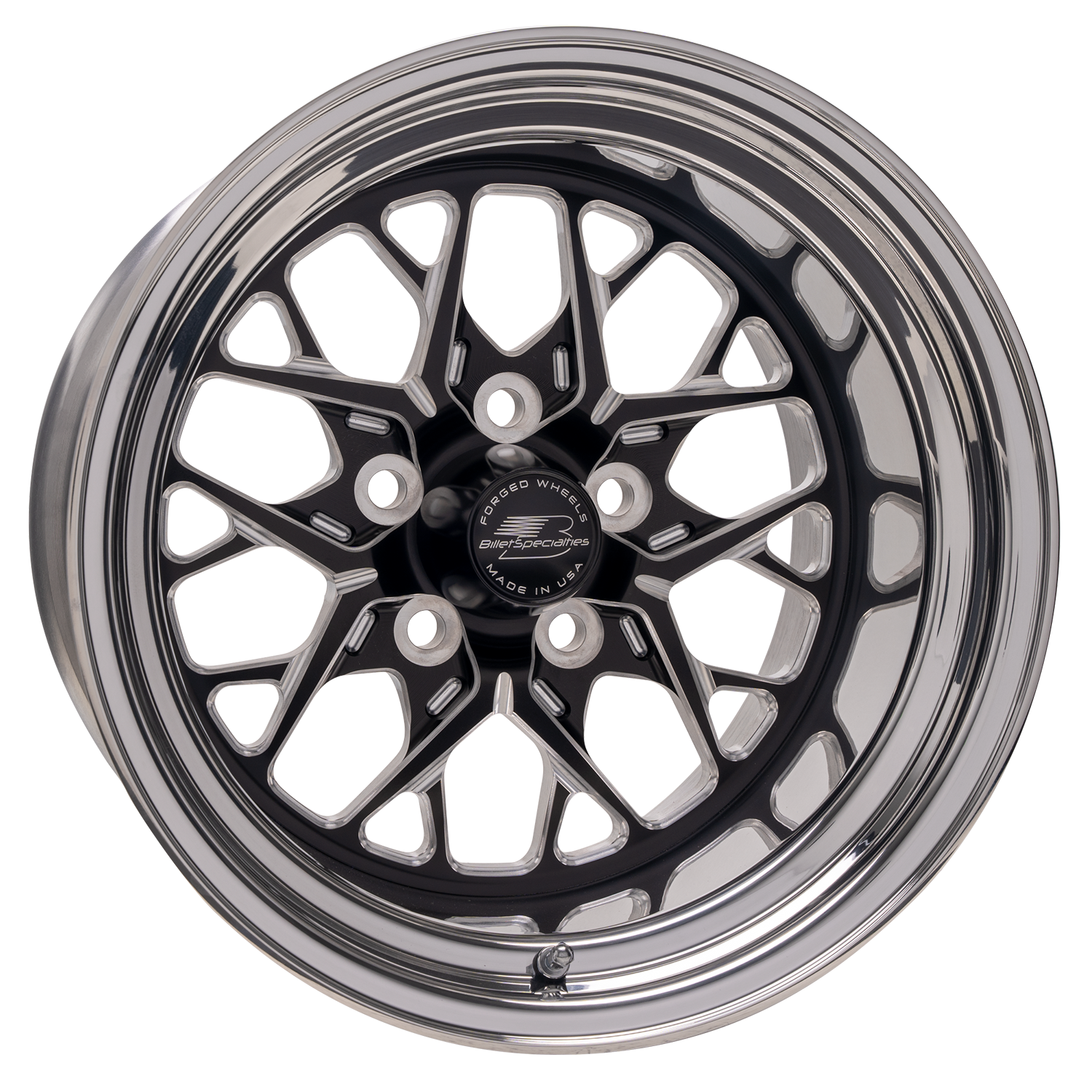 REDLINE Wheel, Size: 15" x 10", Bolt Pattern: 5" x 4.75", Offset: 61 mm [Black]