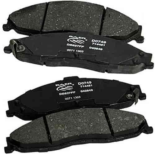 Replacement Brake Pads Fitment: Baer Track4 (T4) Calipers