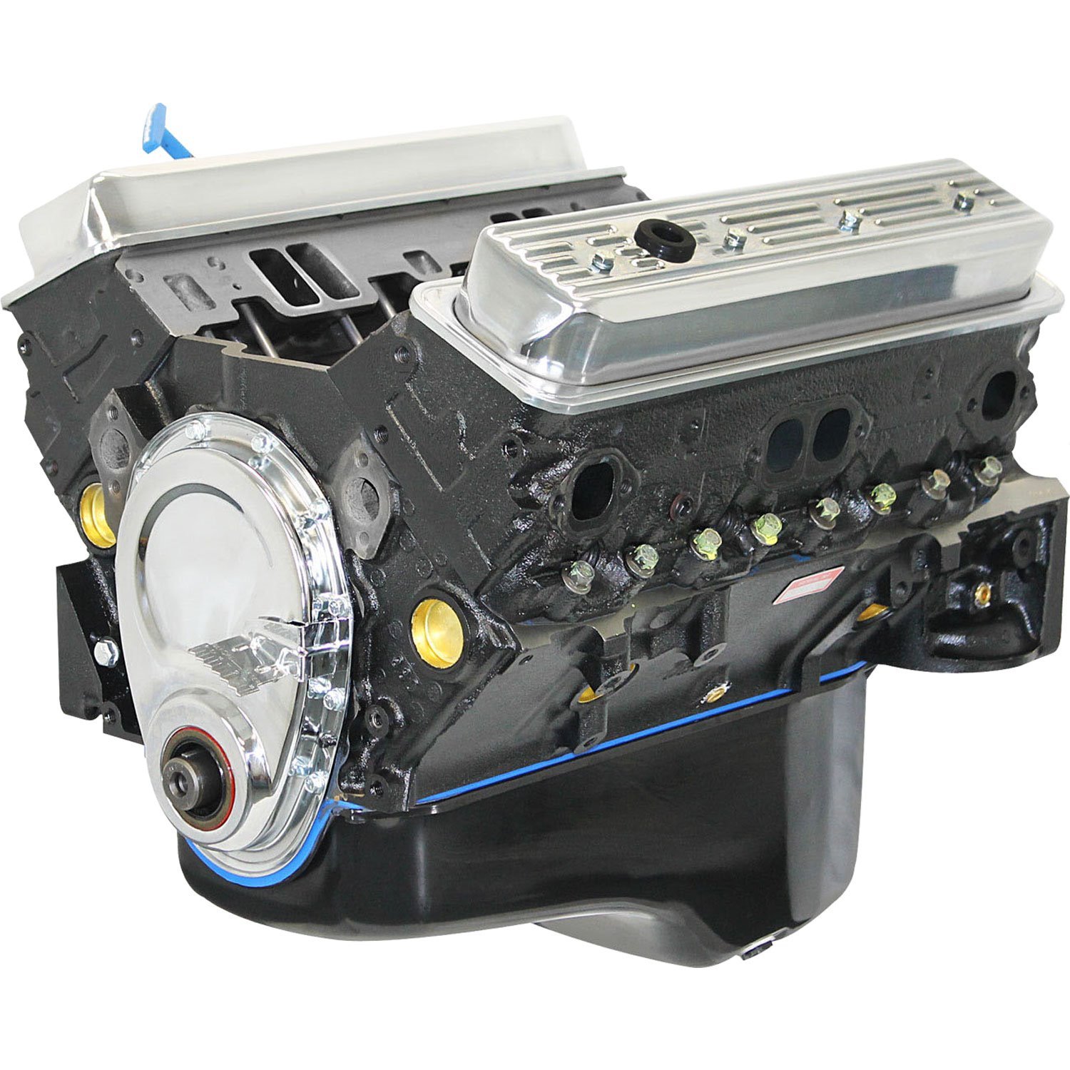 Blueprint Engines BP3503CT1: Chevy Small Block 350 ci Base Crate Engine 373  HP 400 TQ w/Vortec Cast Iron Heads - JEGS