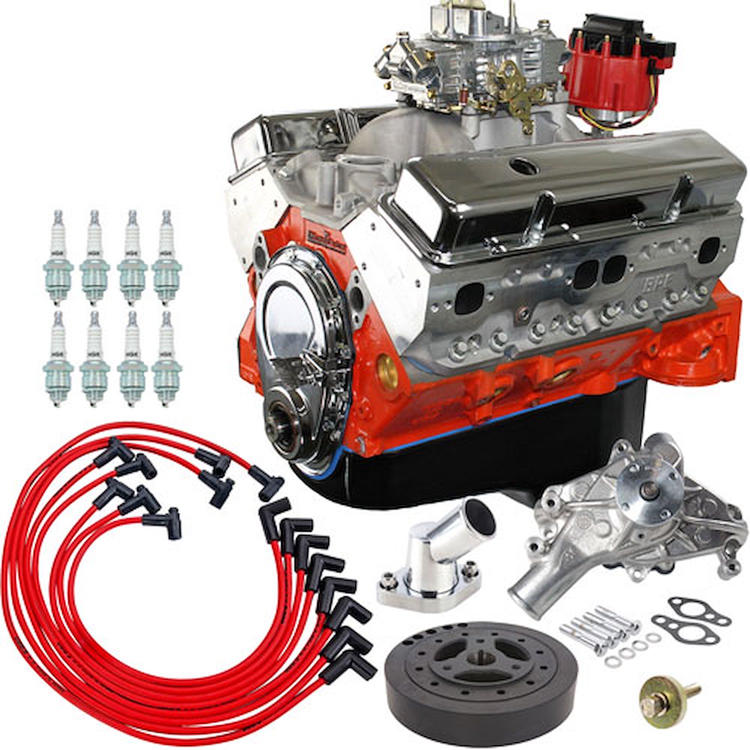 SBC 400ci Dress Engine Kit 460HP/470TQ w/ Aluminum Heads