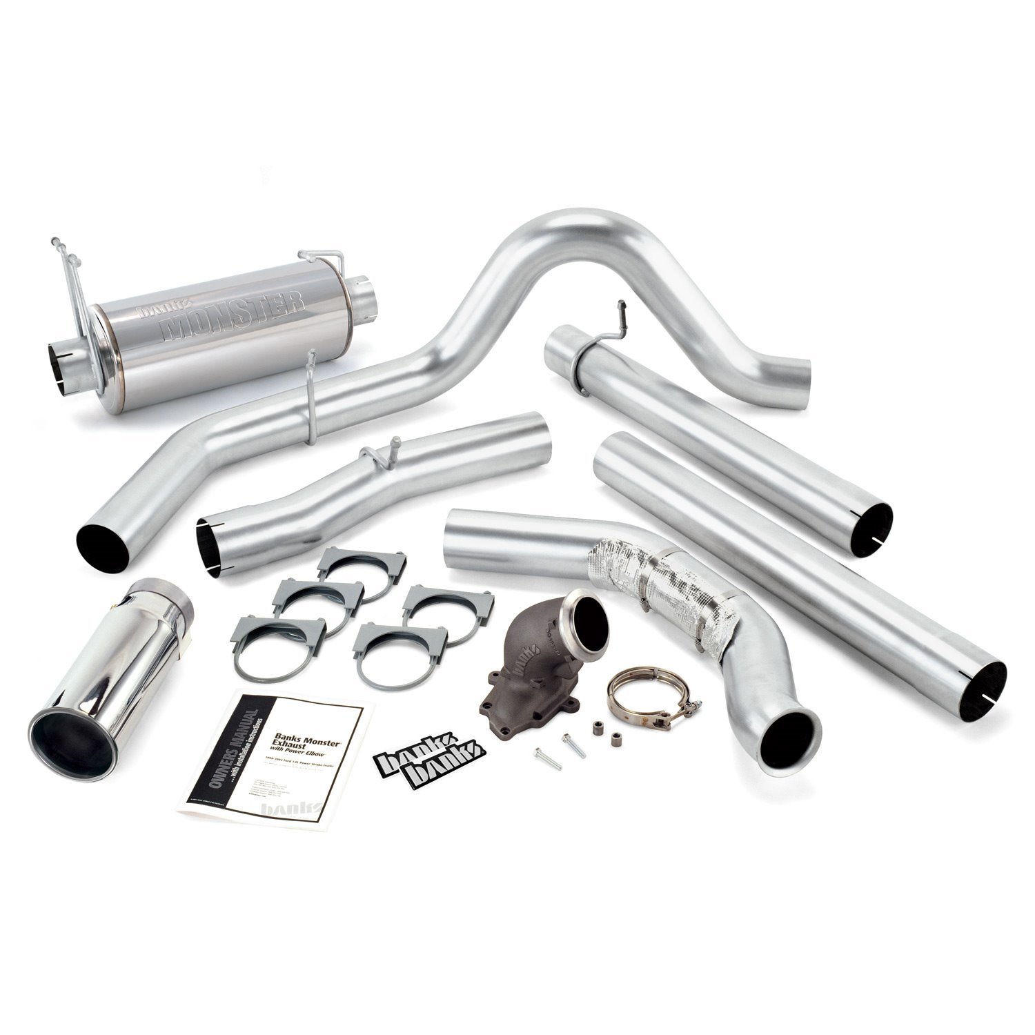 Monster Exhaust System with Power Elbow 1999-2003 Ford F-250/F-350